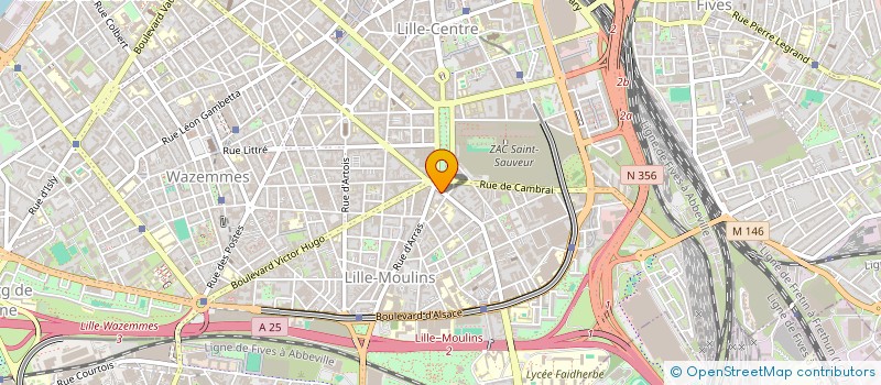 localisation de l'entreprise DESTINATION CHUTE LIBRE à LILLE