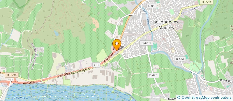 localisation de l'entreprise DESTINATION DAUPHINS  LA LONDE-LES-MAURES