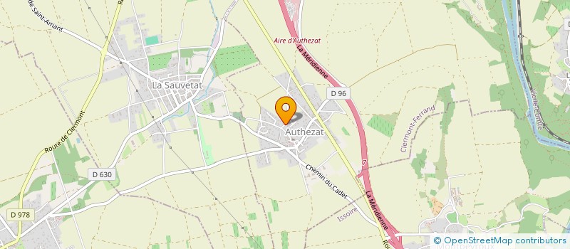 localisation de l'entreprise DESTINATION DECO  AUTHEZAT