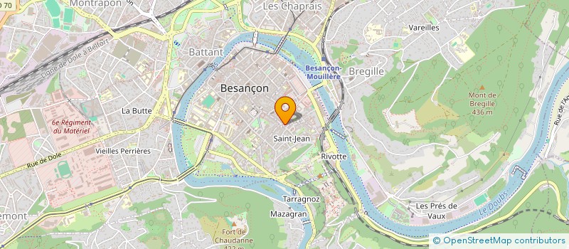 localisation de l'entreprise DESTINATION DECOUVERTE à BESANCON