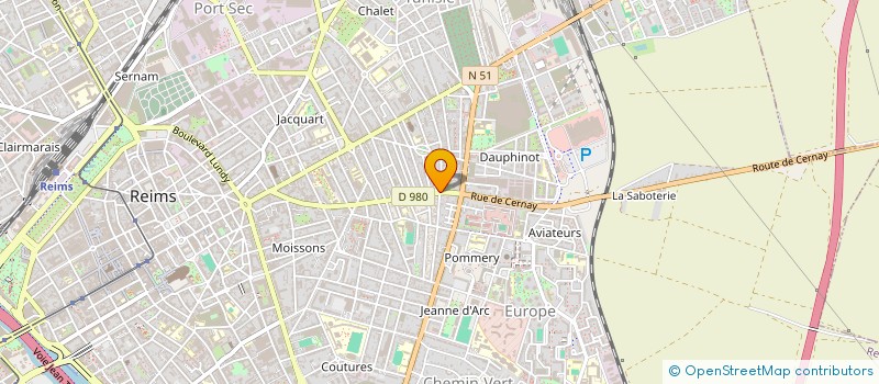 localisation de l'entreprise DESTINATION DETENTE  REIMS