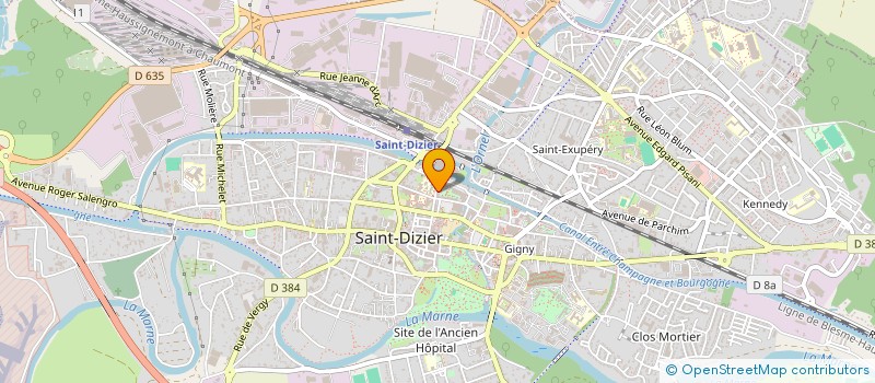 localisation de l'entreprise DESTINATION EUROPE à SAINT-DIZIER