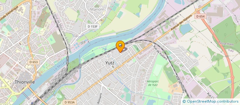 localisation de l'entreprise DESTINATION FITNESS  YUTZ