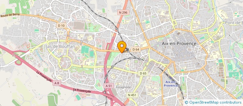 localisation de l'entreprise DESTINATION JARDIN à AIX-EN-PROVENCE