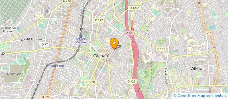 localisation de l'entreprise DESTINATION JEUX à CACHAN