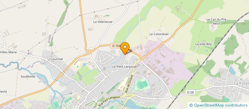localisation de l'entreprise DESTINATION K'FE à LAMBALLE-ARMOR