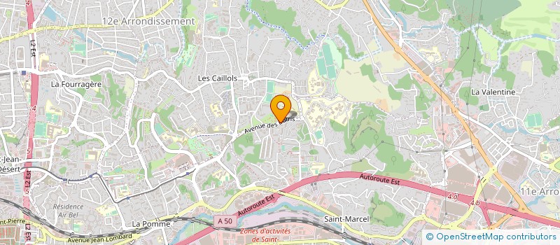 localisation de l'entreprise DESTINATION LOISIRS à MARSEILLE
