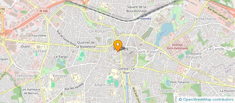 localisation de l'entreprise DESTINATION MASSAGES  VANNES
