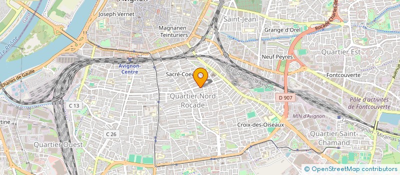 localisation de l'entreprise DESTINATION MERVEILLEUSE  AVIGNON