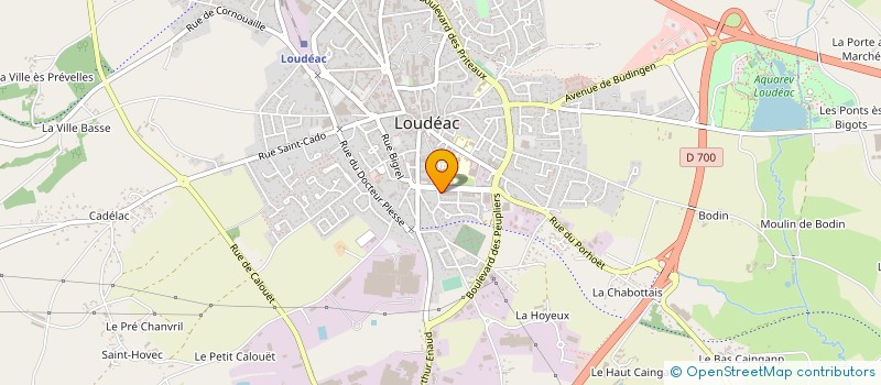 localisation de l'entreprise DESTINATION NATURE à LOUDEAC