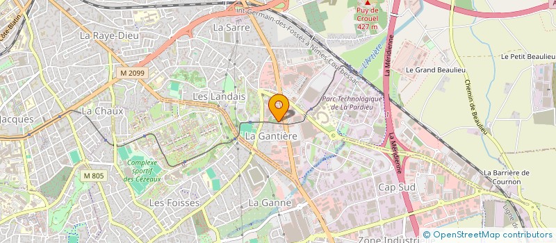 localisation de l'entreprise DESTINATION NATURE  CLERMONT-FERRAND