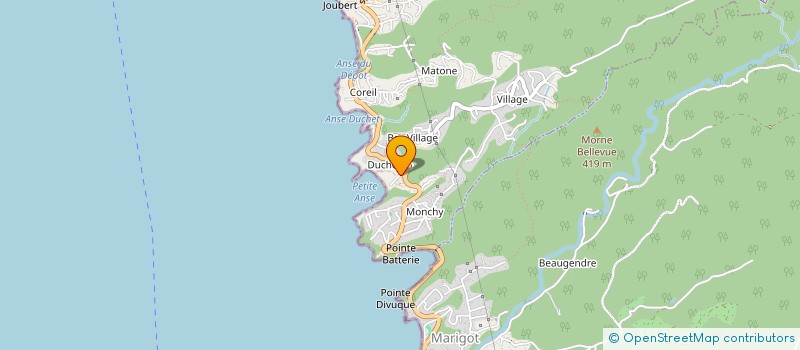 localisation de l'entreprise DESTINATION PLONGEE GUADELOUPE à BOUILLANTE