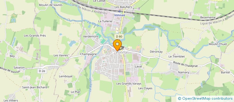 localisation de l'entreprise DESTINATION RESSOURCE  VONNAS