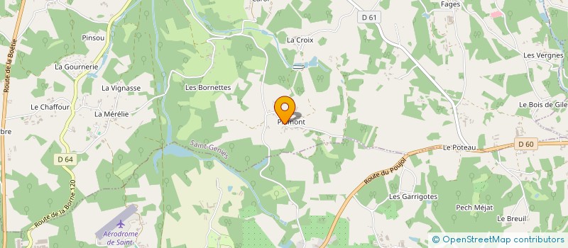 localisation de l'entreprise DESTINATION SUD-OUEST  SAINT-GENIES