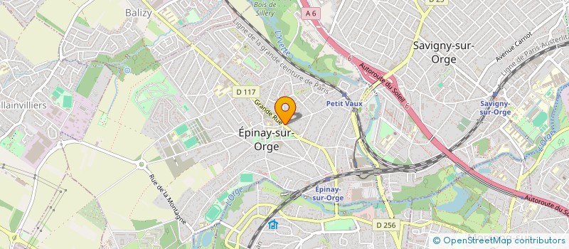 localisation de l'entreprise DESTINATION VACANCES ET LOISIRS (DVL) à EPINAY-SUR-ORGE