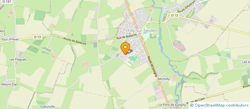 localisation de l'entreprise DESTINATIONS A'VENIR  TILLY-SUR-SEULLES