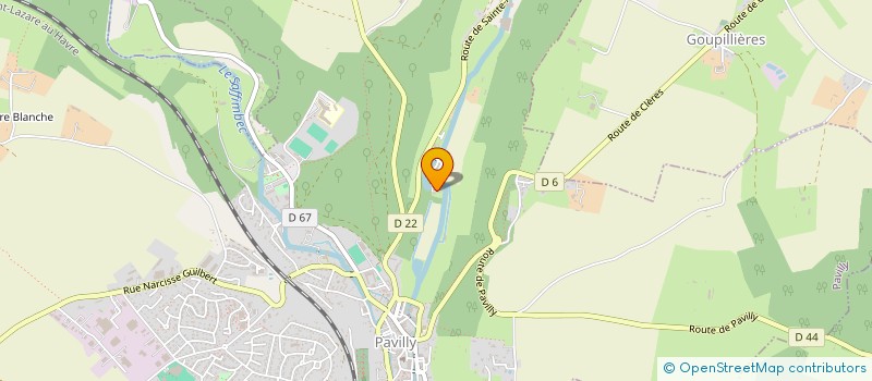 localisation de l'entreprise DESTINATIONS SOUVENIRS  PAVILLY