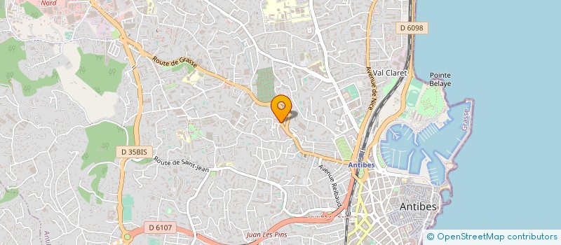 localisation de l'entreprise DESTINEE à ANTIBES