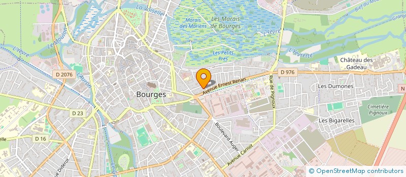 localisation de l'entreprise DESTINEE  BOURGES