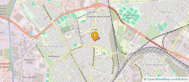 localisation de l'entreprise DESTINEE  REIMS