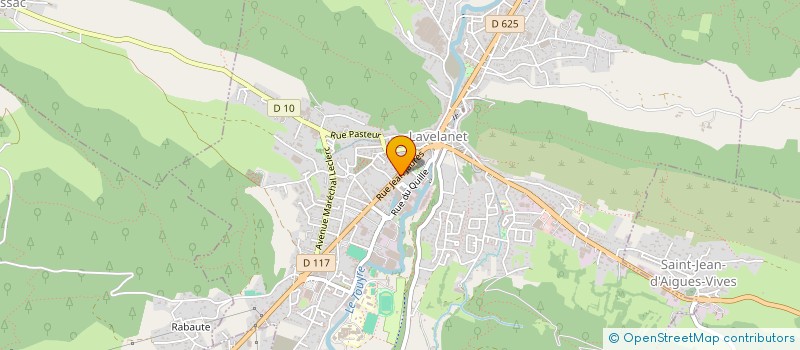 localisation de l'entreprise DESTINEE VALORISATION BOIS à LAVELANET