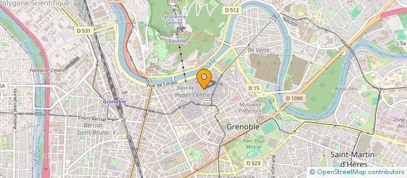 localisation de l'entreprise DESTINO MTD à GRENOBLE