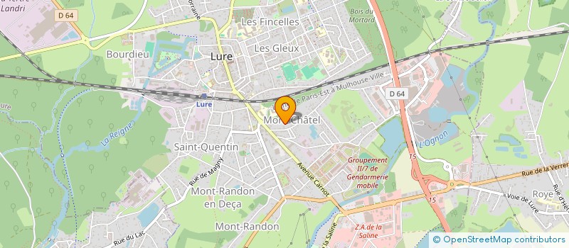 localisation de l'entreprise DESTINS ENCHANTES V&K  LURE