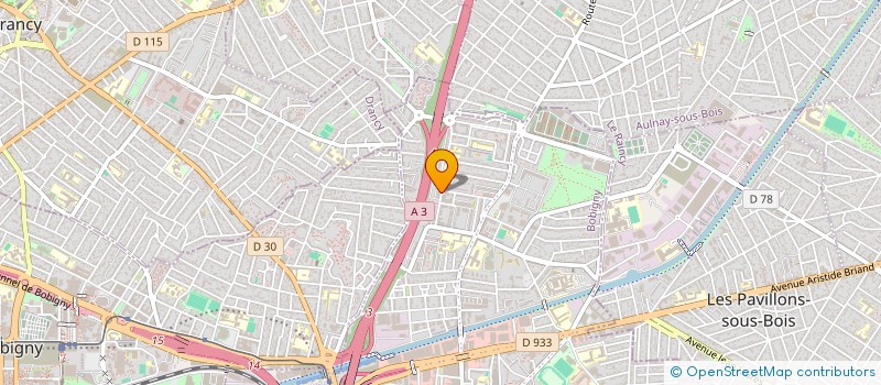 localisation de l'entreprise DESTINY  BONDY