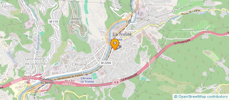 localisation de l'entreprise DESTINY à LA TRINITE