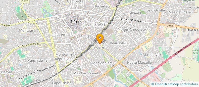 localisation de l'entreprise DESTOC KING  NIMES