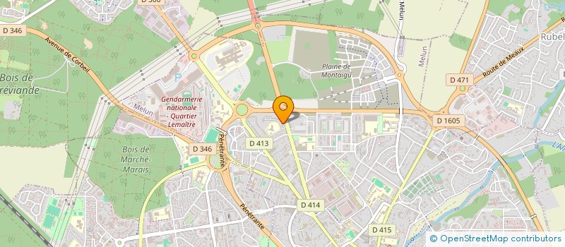 localisation de l'entreprise DESTOCK à MELUN