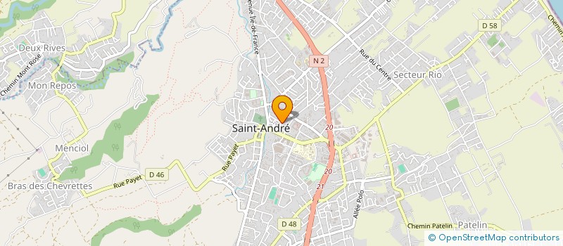 localisation de l'entreprise DESTOCK à SAINT-ANDRE