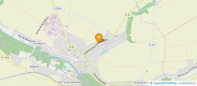 localisation de l'entreprise DESTOCK'ALIM à GALLARDON