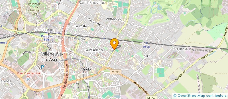 localisation de l'entreprise DESTOCK'ASS à VILLENEUVE-D'ASCQ