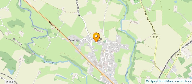 localisation de l'entreprise DESTOCK AUTO  SABLE-SUR-SARTHE