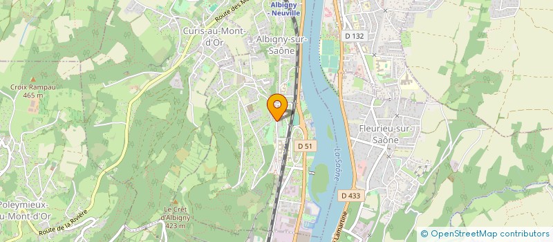 localisation de l'entreprise DESTOCK BOUTIK  ALBIGNY-SUR-SAONE