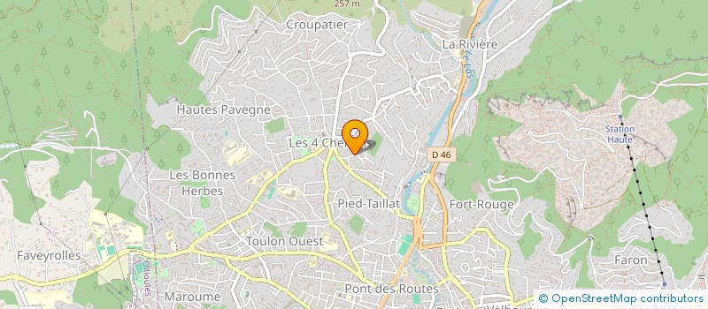 localisation de l'entreprise DESTOCK CASH ALIMENTATION à TOULON