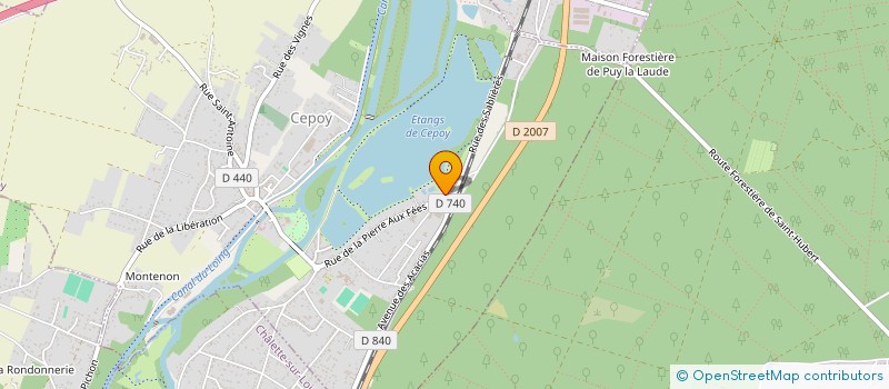 localisation de l'entreprise DESTOCK CHALETTE à CEPOY