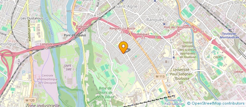 localisation de l'entreprise DESTOCK CONCEPT  TOULOUSE