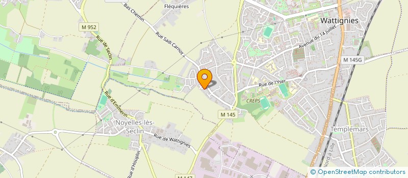 localisation de l'entreprise DESTOCK CONCEPT  WATTIGNIES