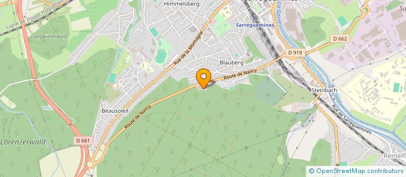 localisation de l'entreprise DESTOCK DE L'EST  SARREGUEMINES