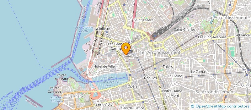 localisation de l'entreprise DESTOCK DE LA GRANDE POSTE à MARSEILLE