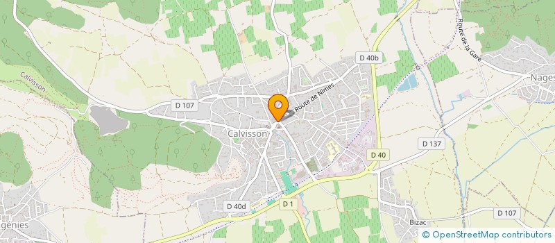 localisation de l'entreprise DESTOCK DEPOT  CALVISSON