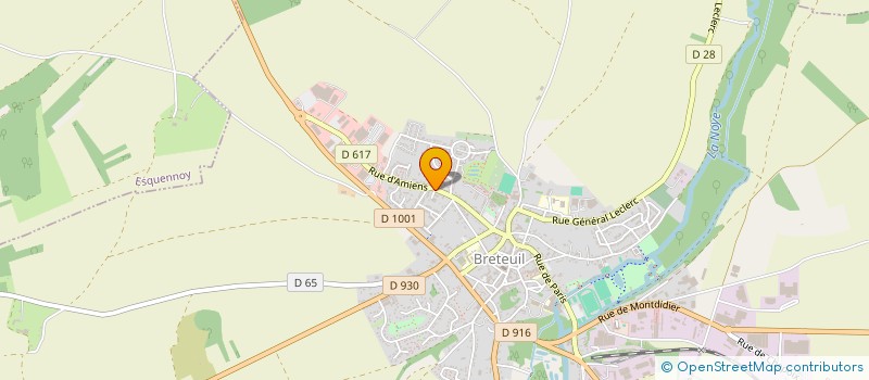 localisation de l'entreprise DESTOCK DRIVE  BRETEUIL