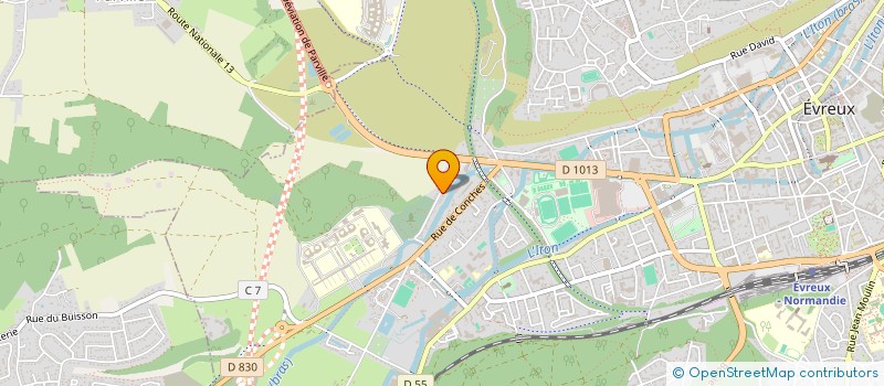 localisation de l'entreprise DESTOCK'EURE à EVREUX