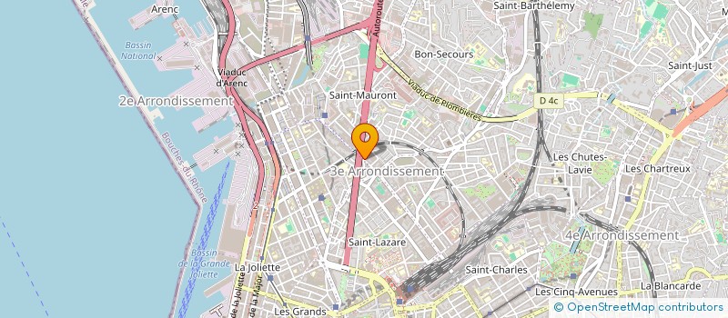 localisation de l'entreprise DESTOCK EXPRESSE à MARSEILLE