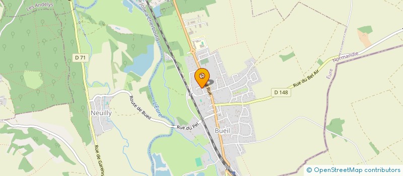 localisation de l'entreprise DESTOCK FACTORY  BUEIL