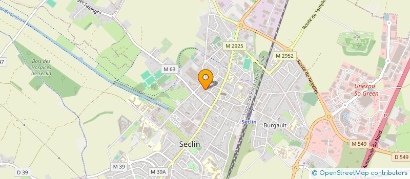 localisation de l'entreprise DESTOCK FRAIS SERVICE à SECLIN