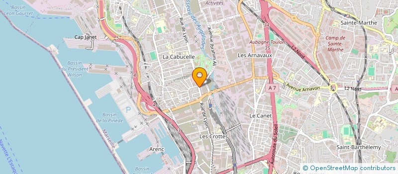 localisation de l'entreprise DESTOCK-H à MARSEILLE