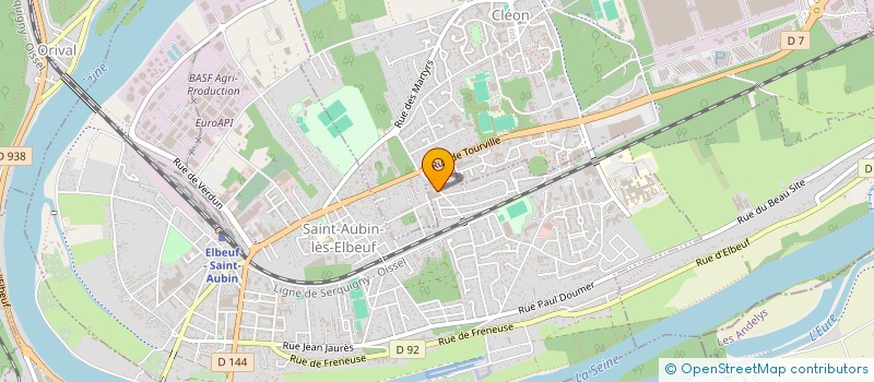 localisation de l'entreprise DESTOCK MARKET  SAINT-AUBIN-LES-ELBEUF